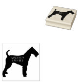 アイレデールテリアードッグパピー ラバースタンプ (押印)