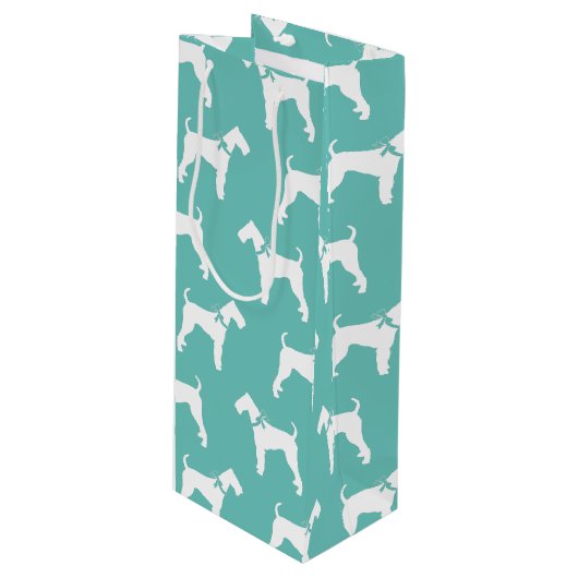 アイレデールテリアードッグパピー ワインギフトバッグ (正面アングル)