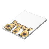 アイレデールテリア愛好家 ノートパッド (回転)