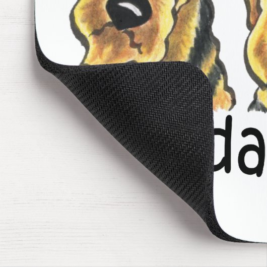 アイレデールテリア愛好家 マウスパッド (コーナー)