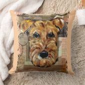 アイレデールテリア クッション (ブランケット)