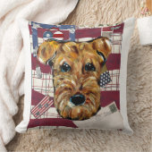 アイレデールテリア クッション (ブランケット)