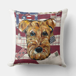 アイレデールテリア クッション