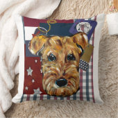 アイレデールテリア クッション (ブランケット)