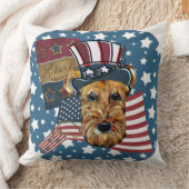 アイレデールテリア クッション (ブランケット)