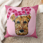 アイレデールテリア クッション (ブランケット)