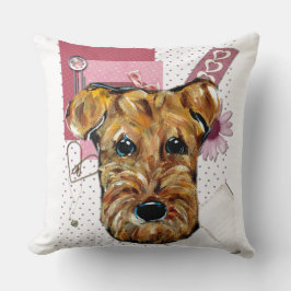 アイレデールテリア クッション