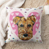 アイレデールテリア クッション (ブランケット)