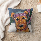 アイレデールテリア クッション (ブランケット)