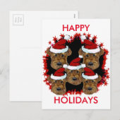 アイレデールテリア シーズンポストカード (正面/裏面)