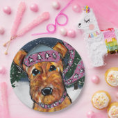 アイレデールテリア ペーパープレート (パーティー)