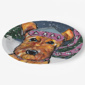 アイレデールテリア ペーパープレート (アングル)