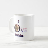 アイレデールテリアI Love コーヒーマグカップ (正面左)