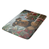 アイレデールドッグクリスマスフェスティバル バスマット (アングル)