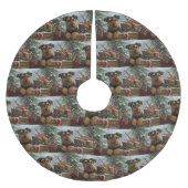 アイレデールドッグクリスマスフェスティバル ブラッシュドポリエステルツリースカート (正面)