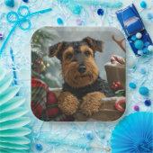 アイレデールドッグクリスマスフェスティバル ペーパープレート (パーティー)