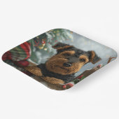 アイレデールドッグクリスマスフェスティバル ペーパープレート (傾斜あり)