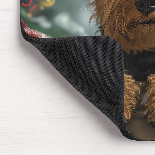 アイレデールドッグクリスマスフェスティバル マウスパッド (コーナー)