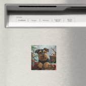 アイレデールドッグクリスマスフェスティバル マグネット (インサイチュ (食洗機))