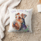 アイレデールドッグママフローラ クッション (ブランケット)