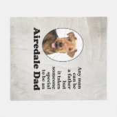 アイレデールパパフリースブランケット フリースブランケット (正面(横))