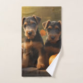 アイレデールパピーオータムデライトカボチャ バスタオルセット (ハンドタオル)