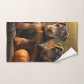 アイレデールパピーオータムデライトカボチャ バスタオルセット (ハンドタオル)