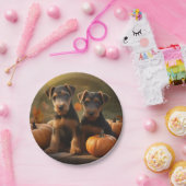 アイレデールパピーオータムデライトカボチャ ペーパープレート (パーティー)