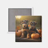 アイレデールパピーオータムデライトカボチャ マグネット (正面/裏面)