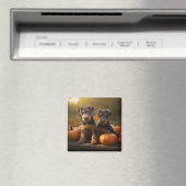 アイレデールパピーオータムデライトカボチャ マグネット (インサイチュ (食洗機))