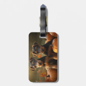 アイレデールパピーオータムデライトカボチャ ラゲッジタグ (裏面縦)