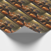 アイレデールパピーオータムデライトカボチャ ラッピングペーパー (角)