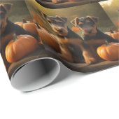 アイレデールパピーオータムデライトカボチャ ラッピングペーパー (ロールコーナー)