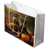 アイレデールパピーオータムデライトカボチャ ラージペーパーバッグ (正面アングル)