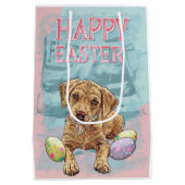 アイレデールパピーハッピーイースター ミディアムペーパーバッグ (裏面)