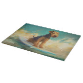 アイレデールビーチ絵画サーフィン カッティングボード (角)