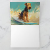 アイレデールビーチ絵画サーフィン カード (内部)