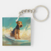 アイレデールビーチ絵画サーフィン キーホルダー (裏面)