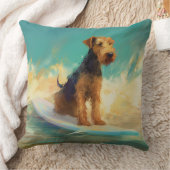 アイレデールビーチ絵画サーフィン クッション (ブランケット)