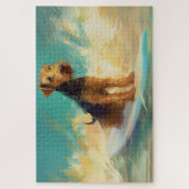 アイレデールビーチ絵画サーフィン ジグソーパズル (縦)