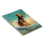 アイレデールビーチ絵画サーフィン ノートブック (右側)