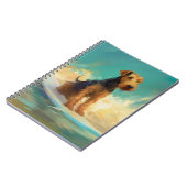 アイレデールビーチ絵画サーフィン ノートブック (左側)