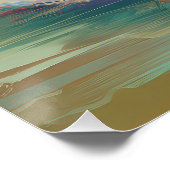 アイレデールビーチ絵画サーフィン ポスター (コーナー)