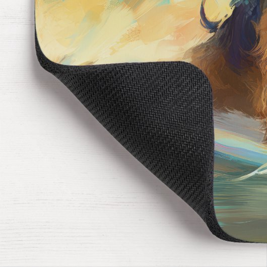 アイレデールビーチ絵画サーフィン マウスパッド (コーナー)