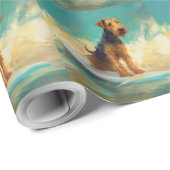 アイレデールビーチ絵画サーフィン ラッピングペーパー (ロールコーナー)