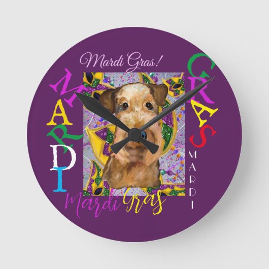 アイレデール ラウンド壁時計 (正面)