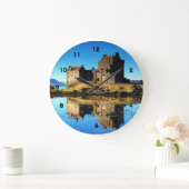 アイレンドナンキャッスルスコットランド ラージ壁時計 (ホーム)