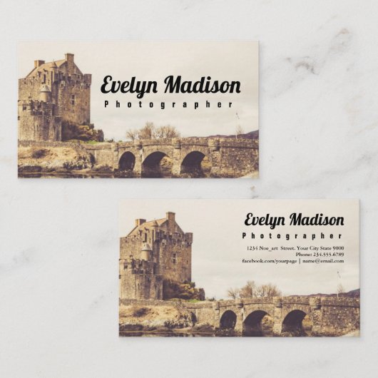 アイレンドナン城D45 名刺 (正面/裏面)