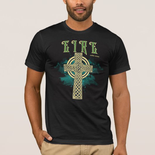アイレ – ケルト十字架 Tシャツ (正面)