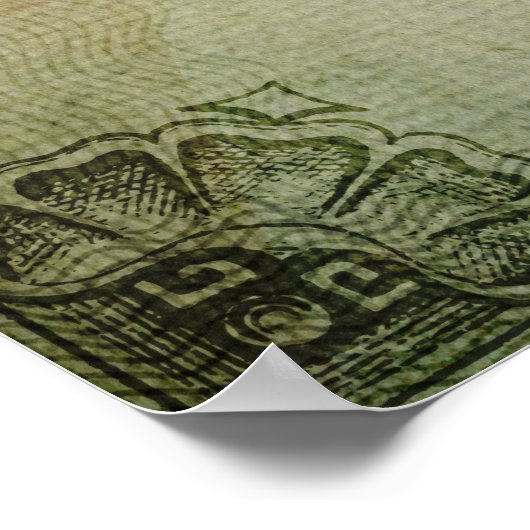 アイロニー・イズ・ジャクソン中央銀行券プリント ポスター (角)